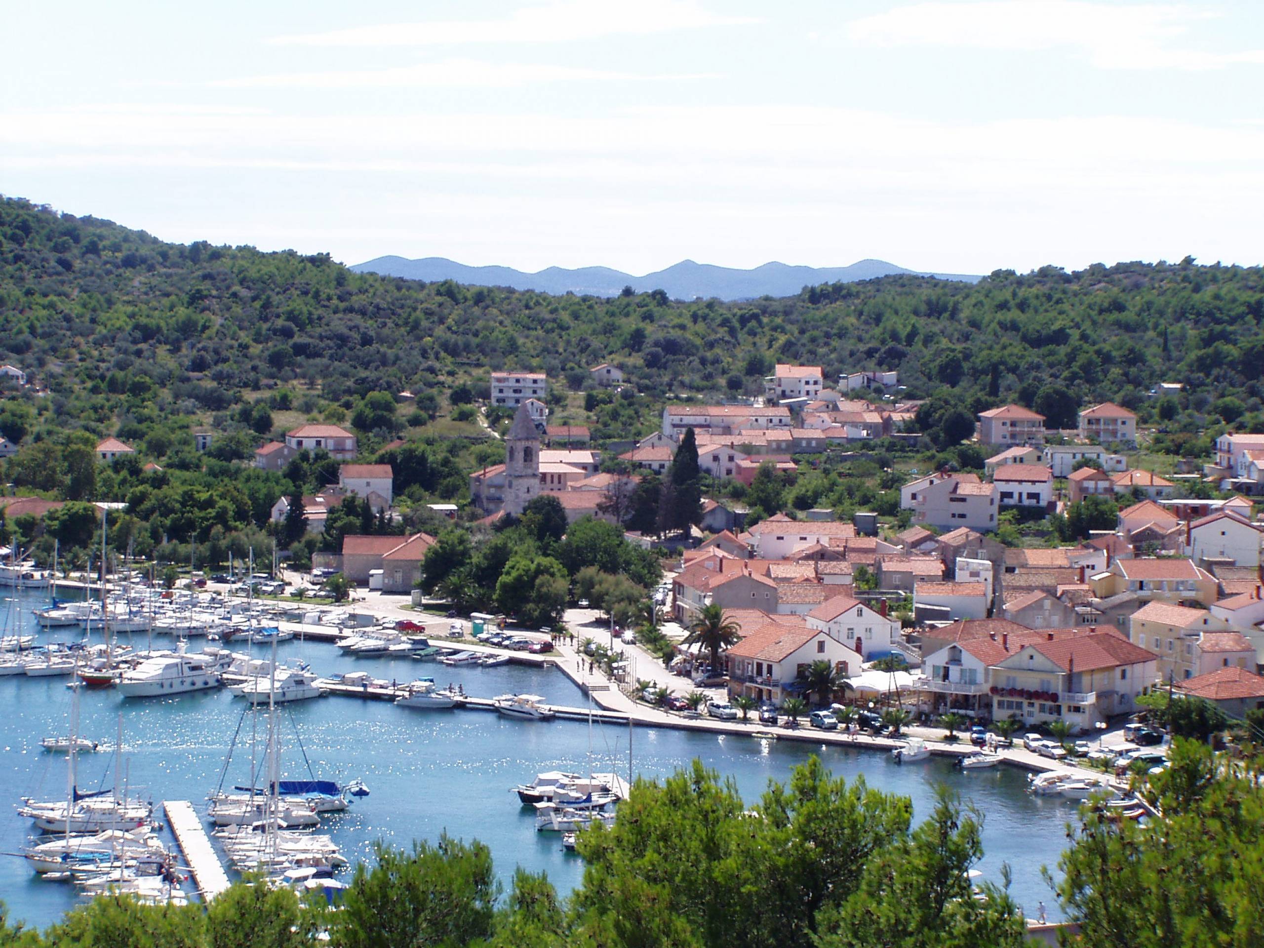 Kukljica, Dalmácie, Chorvatsko, Soukomé rekreační domy,...